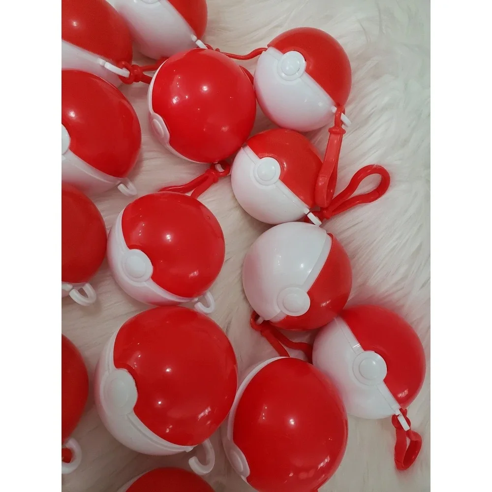 Lot 14 Vintage 1999 Pokemon Burger King Poke Ball Keychain‎ pokeball toys